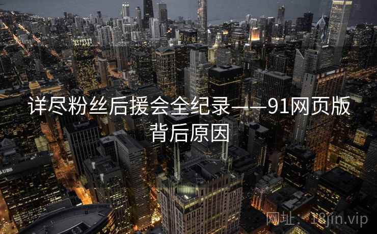 详尽粉丝后援会全纪录——91网页版背后原因