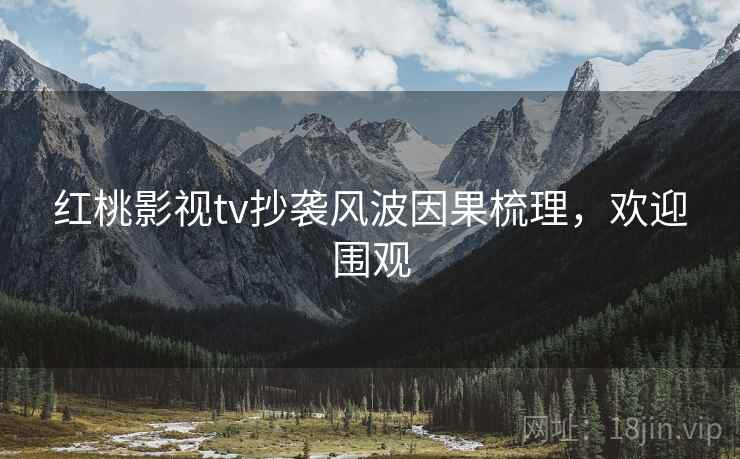 红桃影视tv抄袭风波因果梳理,欢迎围观