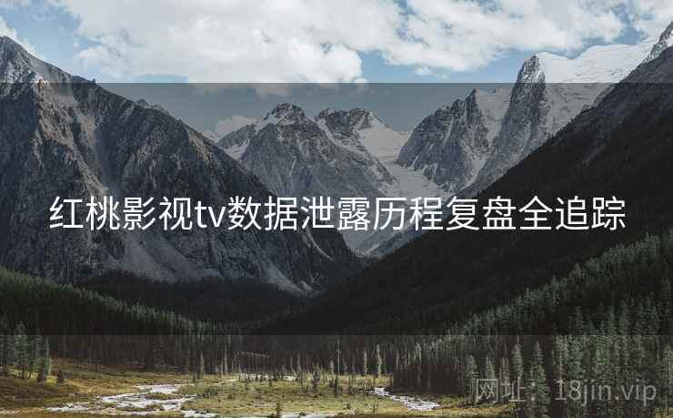 红桃影视tv数据泄露历程复盘全追踪
