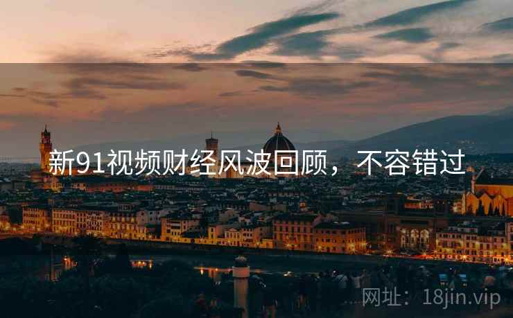 新91视频财经风波回顾，不容错过