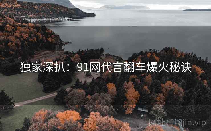 独家深扒：91网代言翻车爆火秘诀