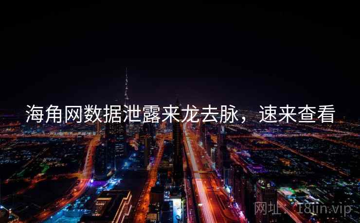 海角网数据泄露来龙去脉，速来查看