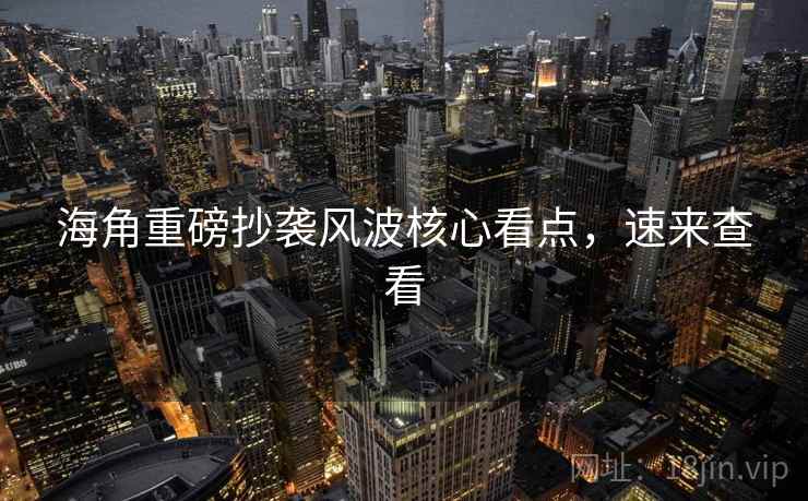 海角重磅抄袭风波核心看点，速来查看